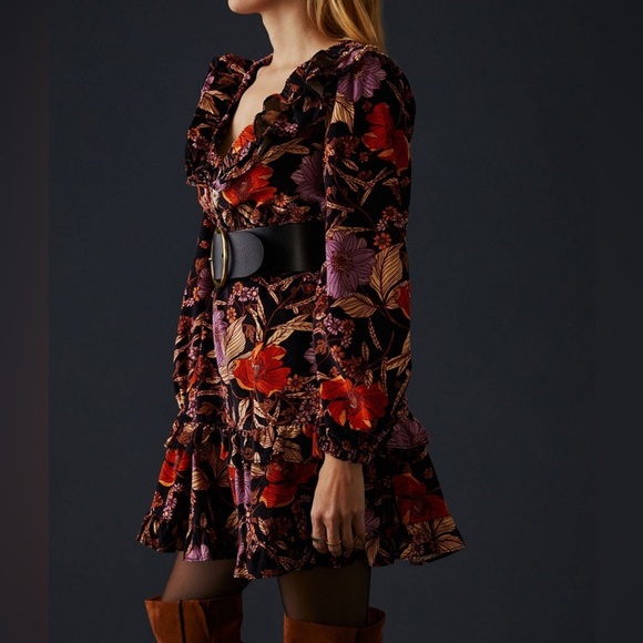 Anthropologie Pilcro Tiered Corduroy Dress - Picture 8 of 10